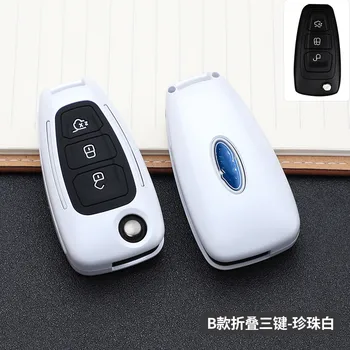 New Car Fashion Flip Key Cover telecomando Fob adatto per Ford Focus MK3 Mondeo Fiesta Kuga ECOSPORT ESCAPE RANGER s-max c-max - New Car Fashion Flip Key Cover telecomando Fob adatto per Ford Focus MK3 Mondeo Fiesta