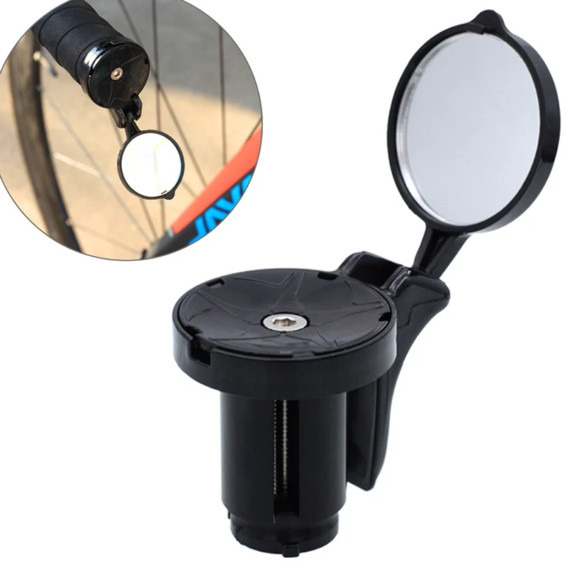 

Bicycle Rear Mirror Road Bike Cycling Handlebar End Mirror ABS Handlebar Side Safety Flexible Rear View Mirrors bike accessories