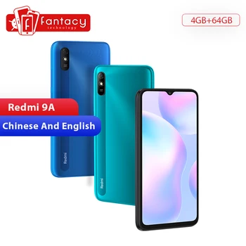 

New Arrival Chinese Version Xiaomi Redmi 9A 9 A Mobile Phone 4GB 64GB MTK Helio G25 Octa Core 6.53" 5000mAh 13MP Cellphone