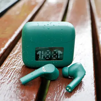 

Bluetooth 5.2 Waterproof Headset with Microphone Noise Reduction LED Display