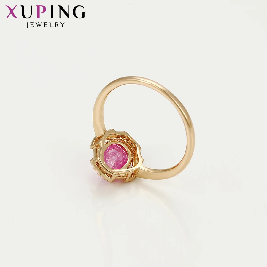 Xuping модное романтическое кольцо Лидер продаж роскошные кольца известного бренда позолоченное рождественское ювелирное изделие S211.6-15331/15284