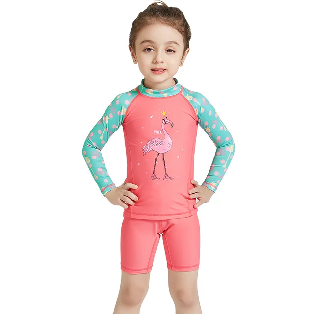 US $24.00 wetsuit 2019 Skateboard suit cartoon swimwear jimnastik mayosu kids sunga de banho menino girl swim