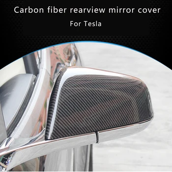 

Rear view mirror cover For Tesla model 3 X S accessories/car telsa model 3 tesla three tesla model 3 carbon/accessoires