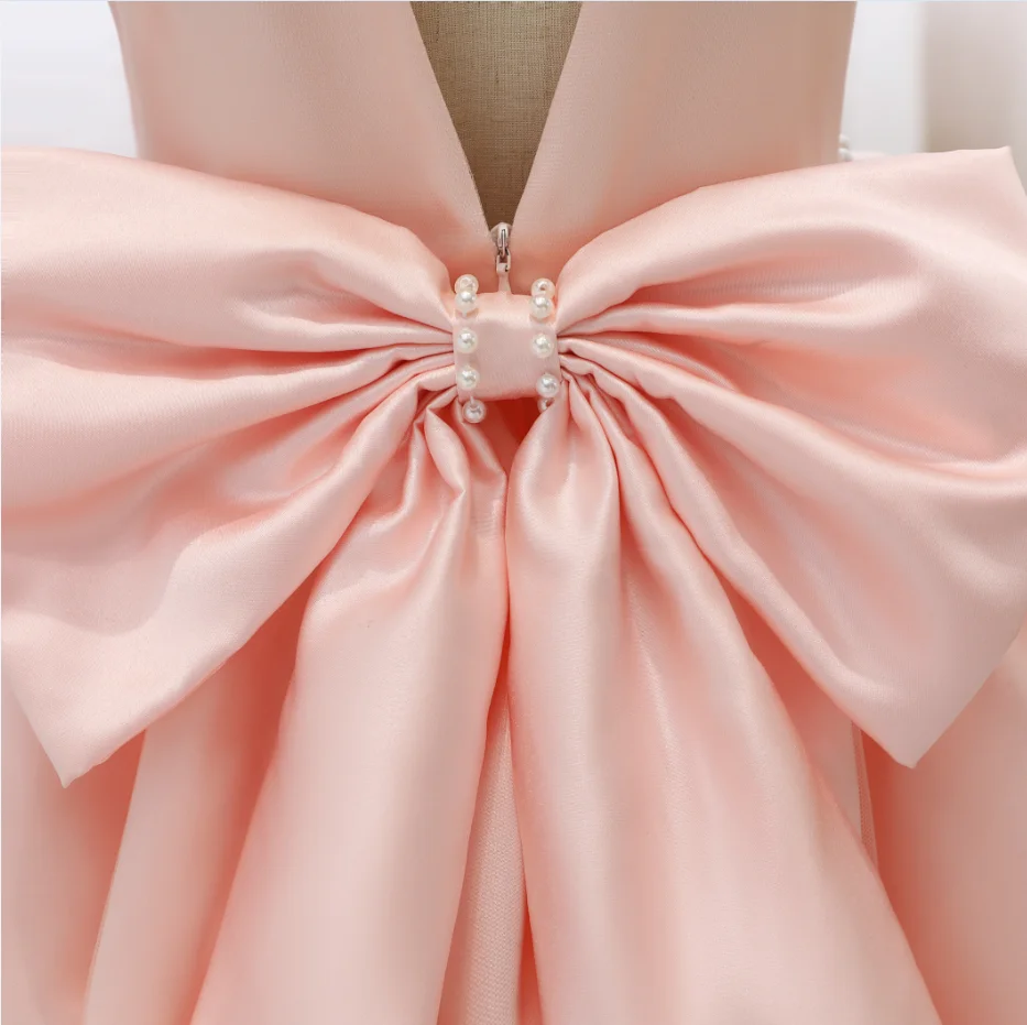 Кружевные Платья с цветочным узором для девочек; атласные платья для девочек