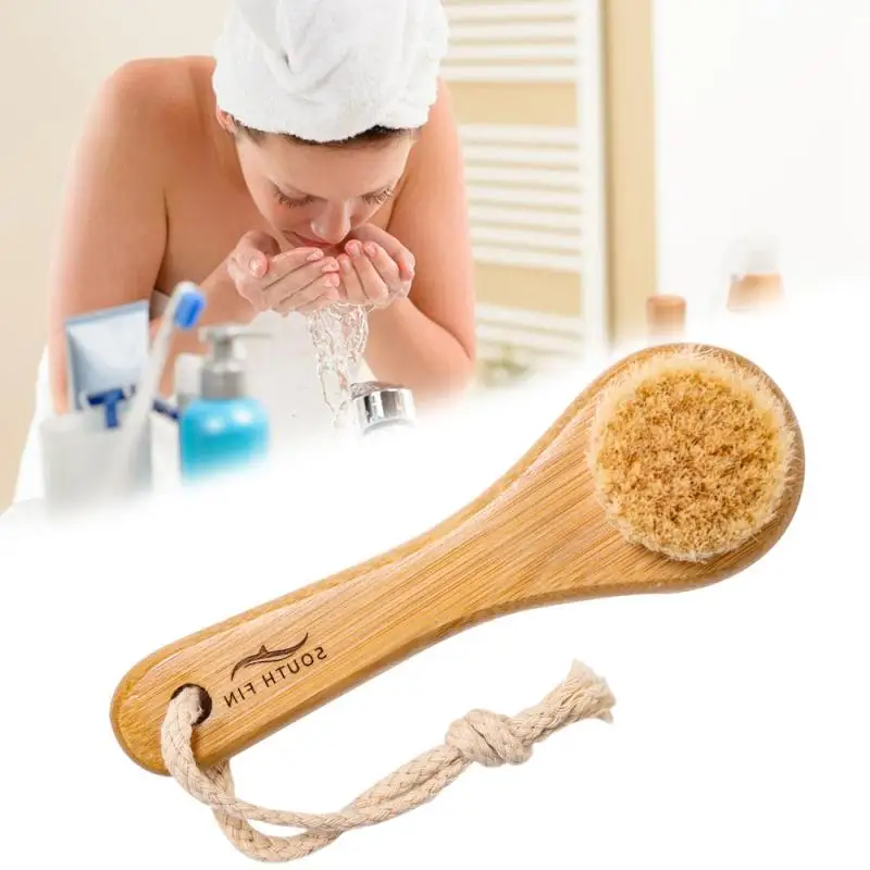 1pcWoodenFaceWashBrushFacialBlackheadRemoverPoreCleanerFace