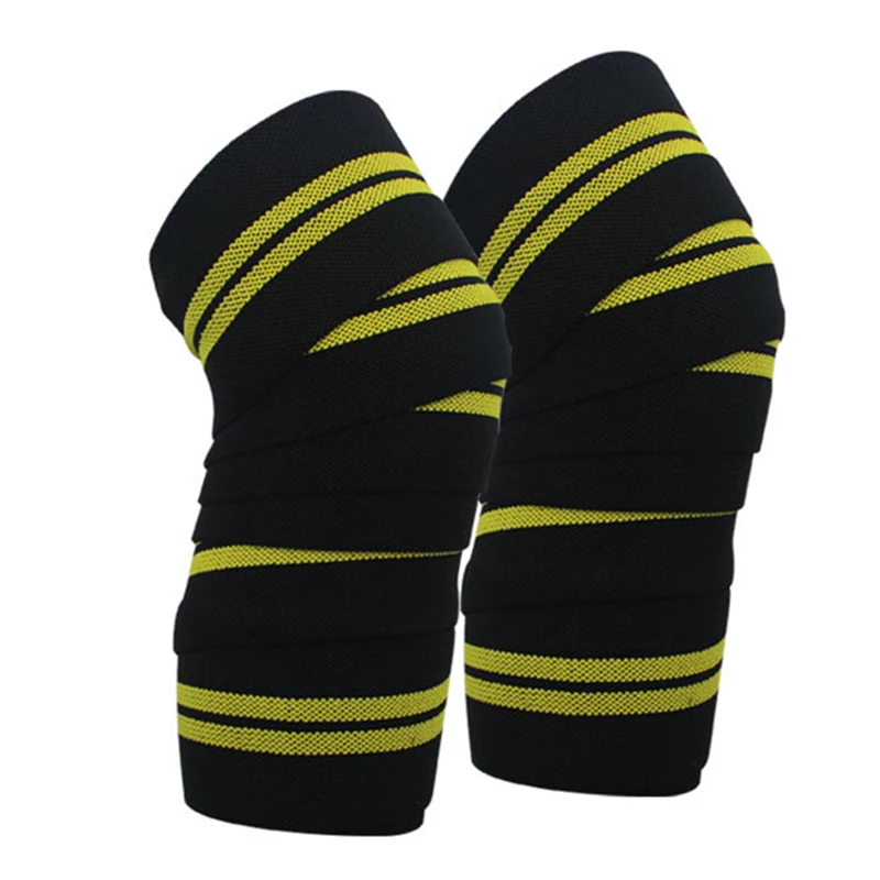 Elastic Bandage Compression Knee Support Braces Knee Wraps Squats Training Equipment Accessories Joint Protect Support