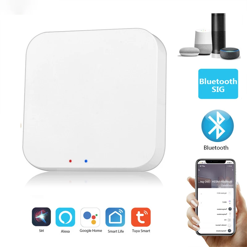 

Смарт-шлюз с поддержкой Bluetooth, Wi-Fi, Alexa, Google Home