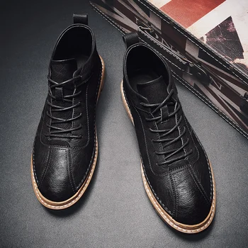 

casual boots black de sports shoes men sale sport flat for fashion zapatillas hot spring Casual causal leather sneakers loafers