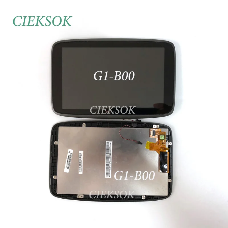 ЖК-экран с сенсорным дигитайзером и рамкой для TOMTOM GO 6200 lcd G1-B00 G0-B00 измеритель скорости велосипеда gps Ремонт экрана
