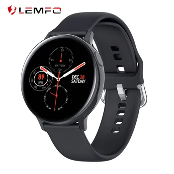 

LEMFO Smart Watch IP68 Waterproof Full Screen Touch ECG Heart Rate Monitoring Bluetooth Calls Sports Smartwatch for Men Women