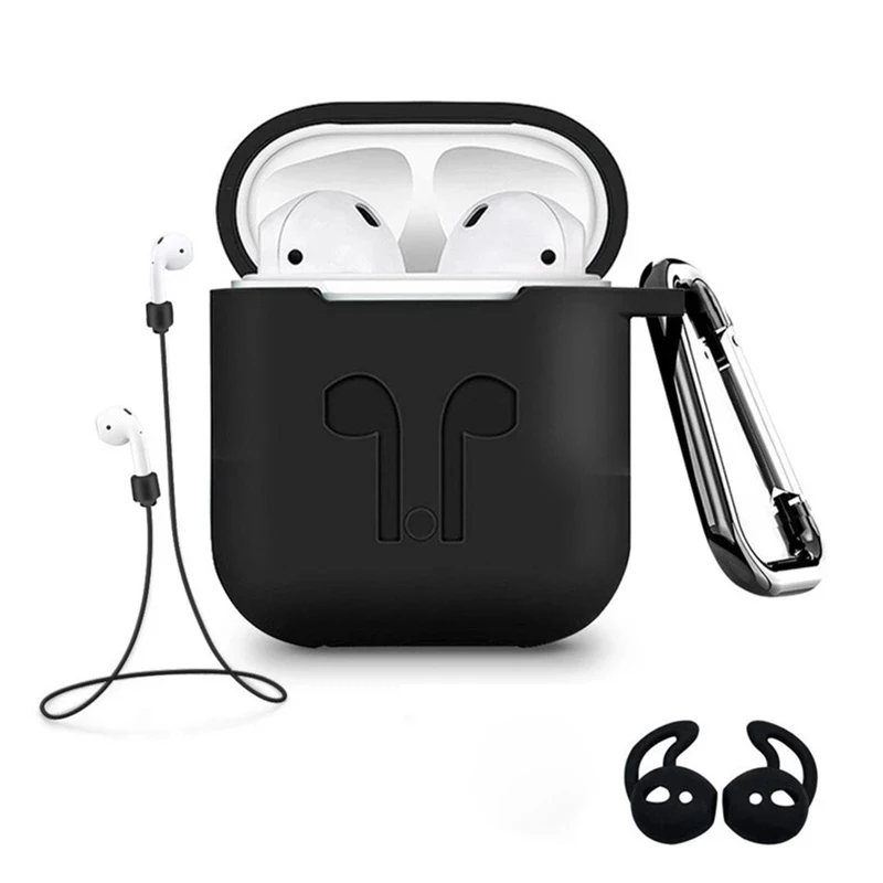 4 шт./компл. силиконовый беспроводной Bluetooth футляр для наушников Air pods i10 i12 i9000 tg11