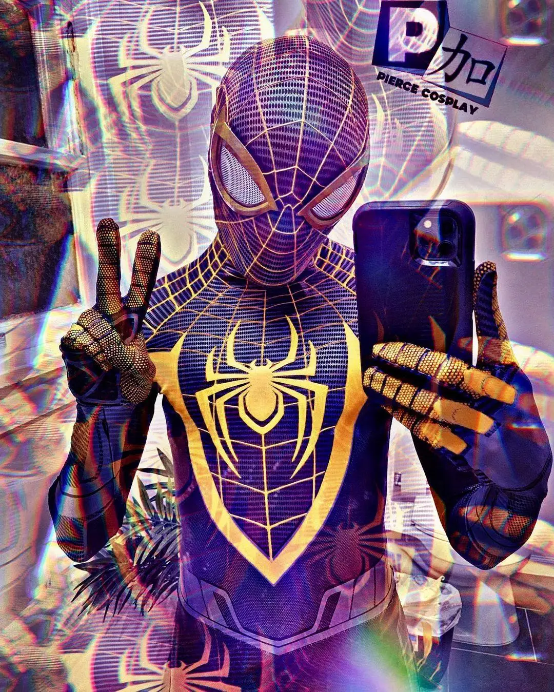 Gioco Ps5 Spiderman Cosplay Superhero Metallic Eyes Zentai Body Miles Morales Spiderman Outfit Costume Di Halloween Disfrace