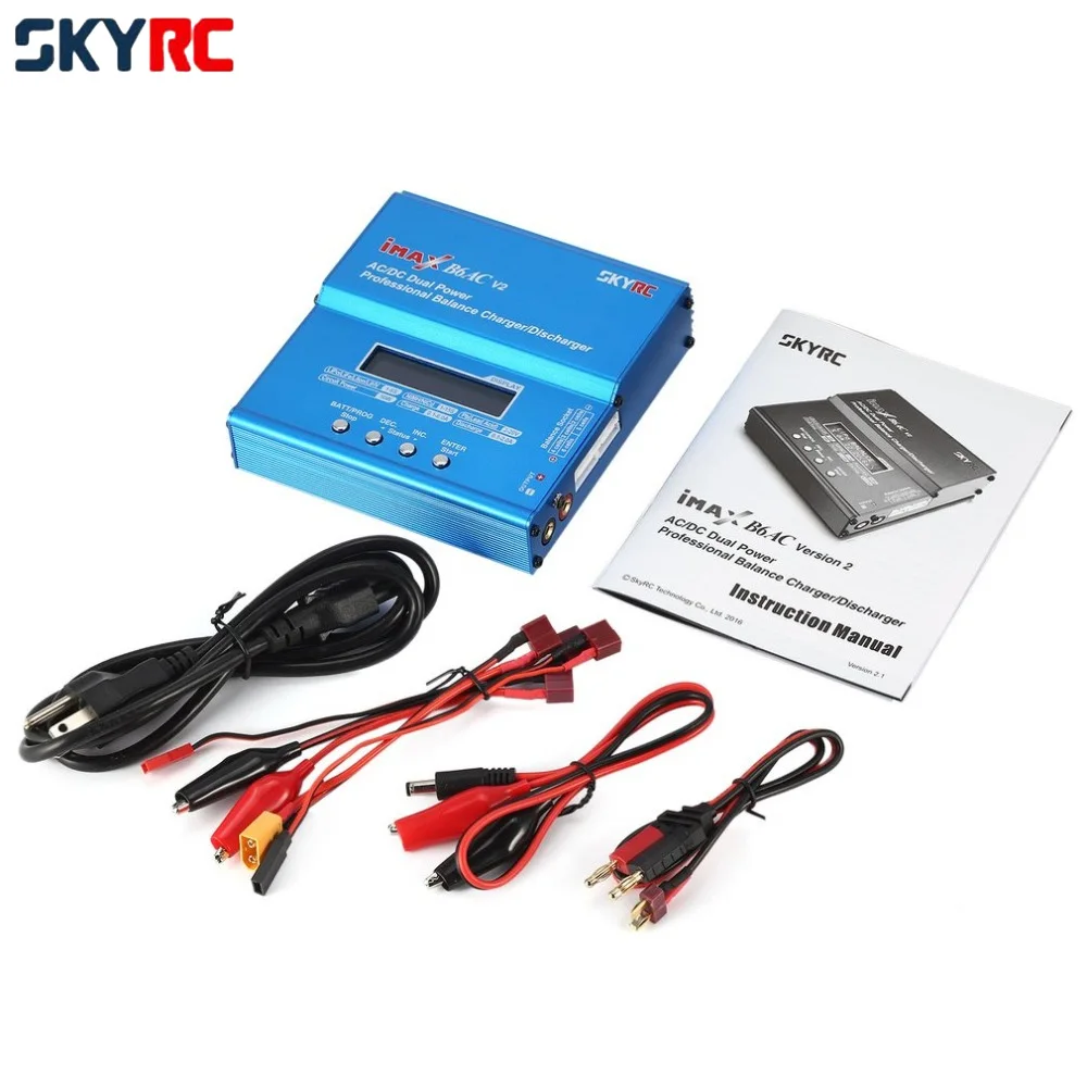 

Original SKYRC iMAX B6AC V2 Charger 50W Lipo Battery Balance Charger RC Discharger Helicopter Quadcopter Drone Battery Charger