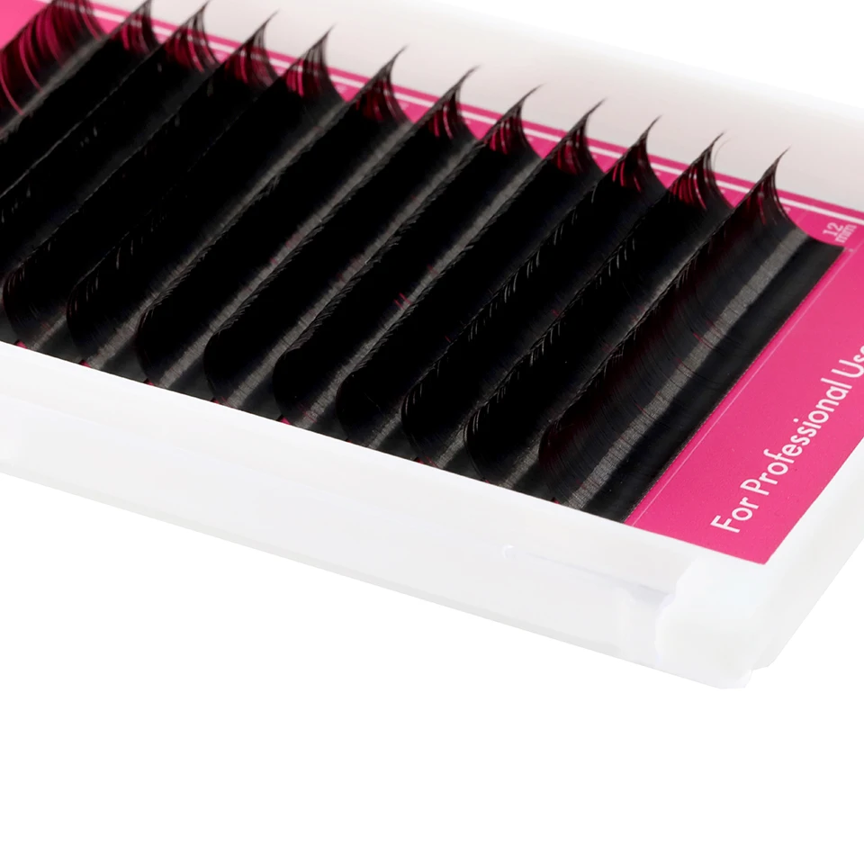 Natural Soft Korea Silk Lashes Extension All Sizes False Eyelash Extension for Professional Russian Volume Lashes Makeup Cilia