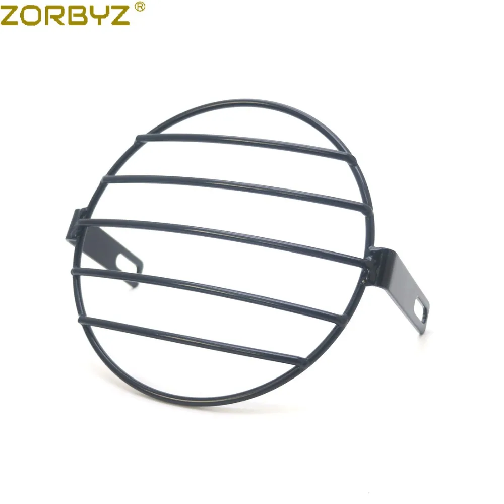 ZORBYZ " Ретро Винтаж мотоцикл черный Гриль боковое Крепление Фары Крышка маска для CB400 CB500 на заказ