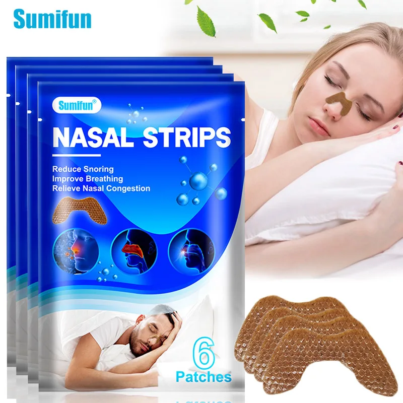 24PcsSumifunNoseStripsRhinitisSinusitisNasalCongestionTreatment