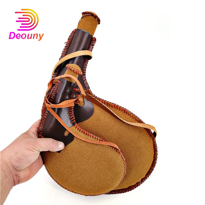 Deouny-革の水筒,滝,羊,すべて,ワインバッグ,ホテリア,宝物,アルコール 