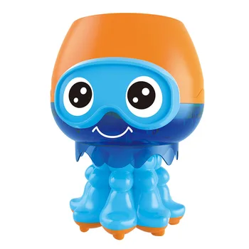 

Summer Kids Shower Playing Toys Bath Water Octopus Rotating Jellyfish Toys