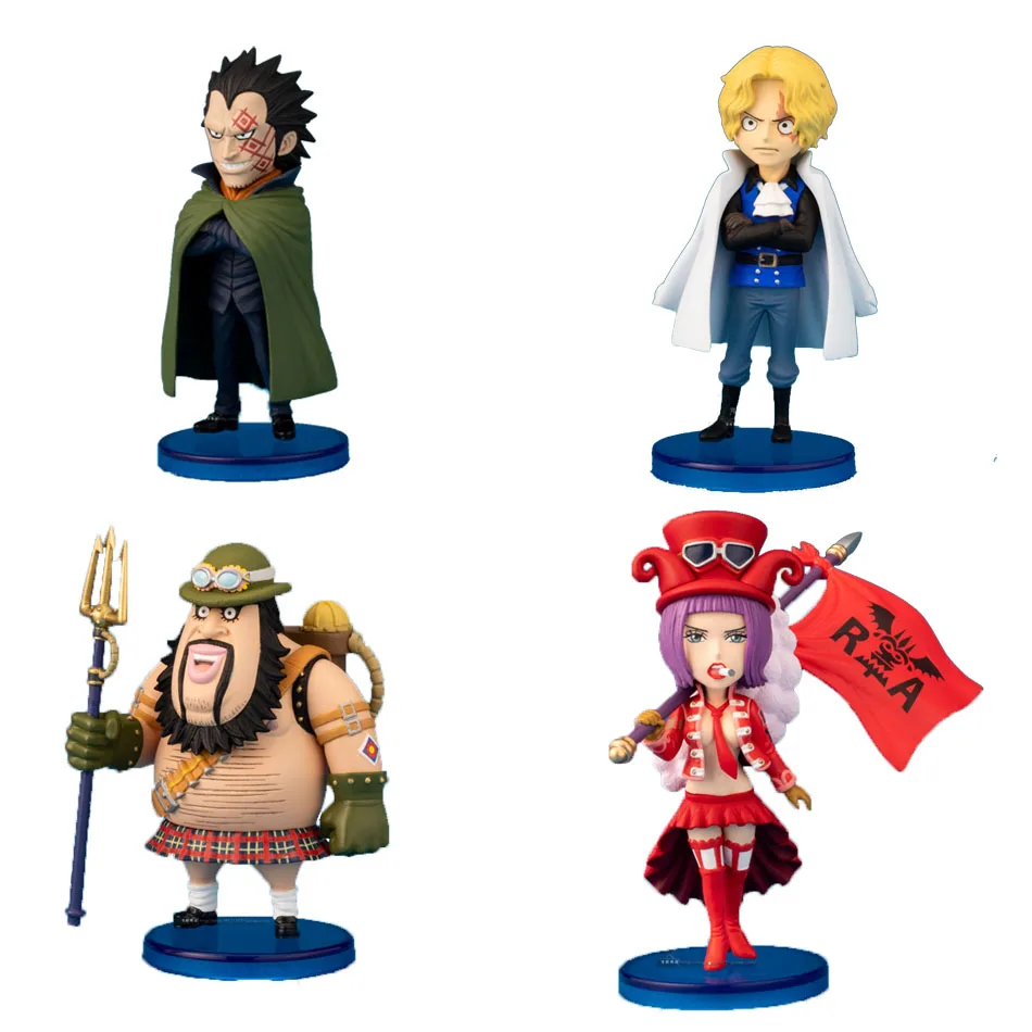 Bandai One Piece Boxs Egg Figures Sabo Rivoluzionario Army Kids Toys Figure Collections Decor Model Doll Gifts