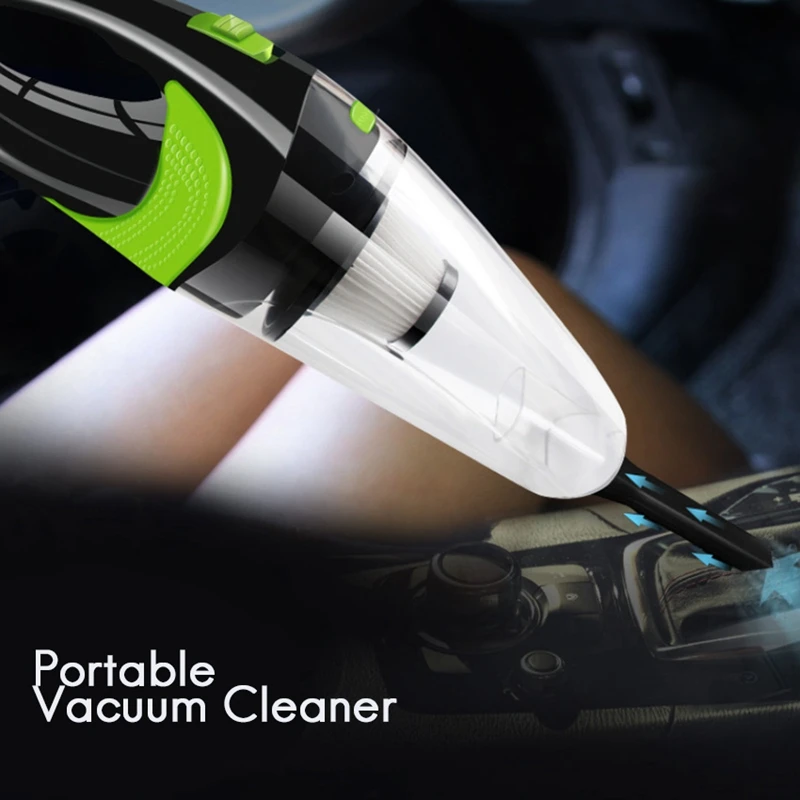 US $28.54 Powerful Car Handheld Vacuum Cleaner Portable Wet Dry Mini Hand Vacuum Cordless Dust Buster For Home Car Cleaning
