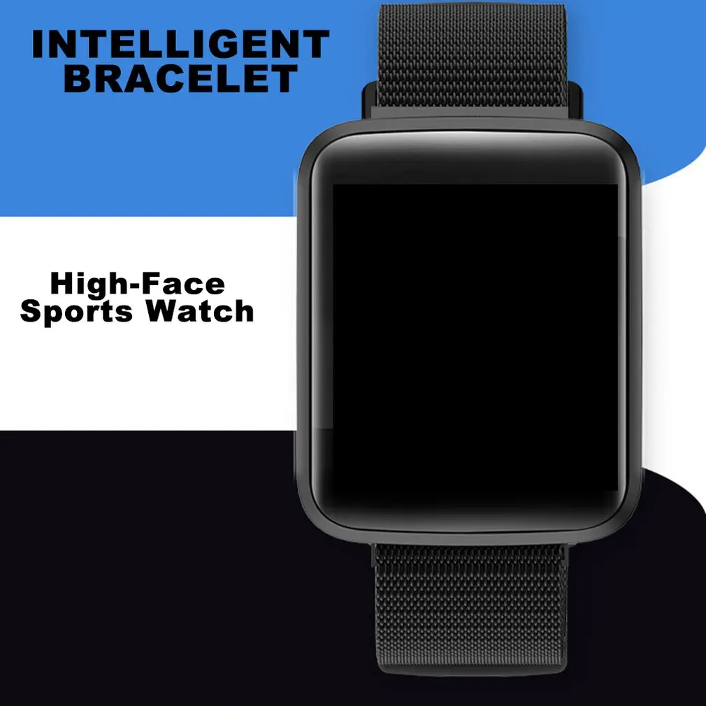 H19 Smart bracelet 1.3 inch large color screen heart rate blood pressure health monitoring waterproof BT sports watch