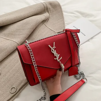 

Fashion Chain Small Square Bag Ladies 2020 New Tassel Ladies One Shoulder Messenger Bag Womens Handbags and Purses