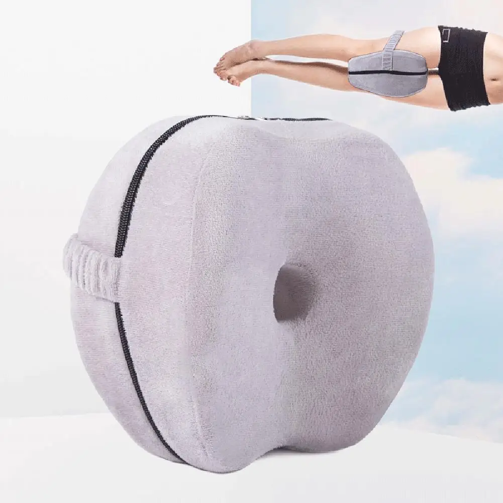 Newest Leg Pillow Hollow With Holes Breathable Memory Cushion With Washable Cover For Relief Back Hips Knee Pain Clip Leg Pillow