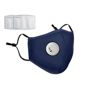 

Safety Dust Mask Reusable Washable Face Masks Anti Haze For Outdoor Resist Dust PM2.5 Pollution Maks With 2 Filters