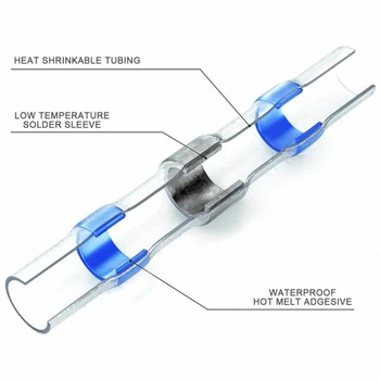 

Sleeve Heat Shrink Tube Transparent Equipment 250Pcs Waterproof Solder