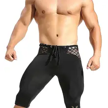 Мужские шорты для йоги Мягкие сетчатые прохладные сухие Компрессионные шорты для йоги