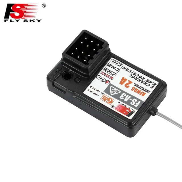 Receptor de 3 canales Flysky FS A3 Compatible con GT2E/GT2G/GT2F/IT4S/GT5/I4X/I6/I6X/I6S/TH9A/TM10/I8/I10 Remont Receptor de 3 canales Flysky FS A3 Compatible con GT2E/GT2G/GT2F/IT4S/GT5/I4X/I6/I6X/I6S/TH9A/TM10/I8/I10 Remont