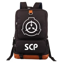 SCP Backpack Canvas School bag for teenagers Casual backpack Men Women Travel Laptop Bags