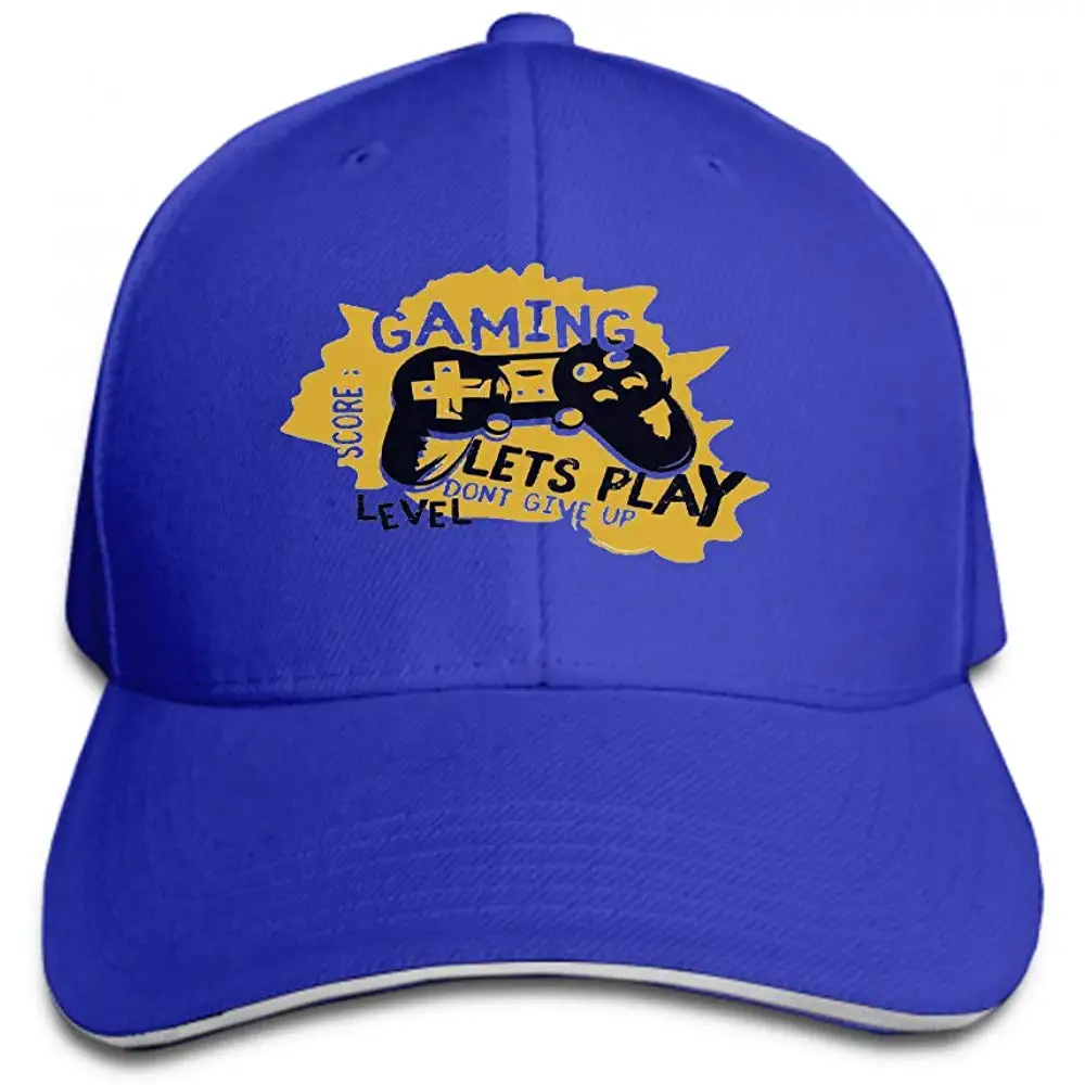 Унисекс Летняя мода хлопок бейсбольная кепка Регулируемый Дальнобойщик шляпы Joypad игровой печати плакат баннер абстрактный дизайн