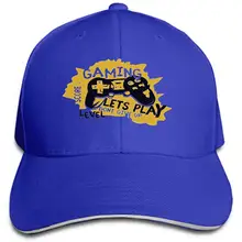 Унисекс Летняя мода хлопок бейсбольная кепка Регулируемый Дальнобойщик шляпы Joypad игровой печати плакат баннер абстрактный дизайн