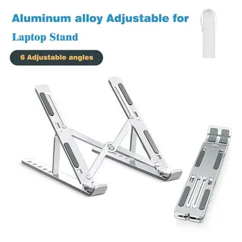 

Laptop Stand for MacBook Air Pro Foldable Desktop Notebook Stand Holder Portable Aluminum Laptop Holder For Xiaomi Air