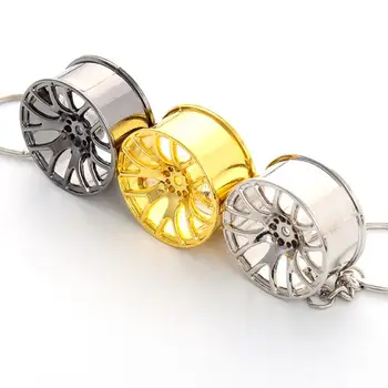 

1pc Auto Turbo Hub Keychain Wheel Rim Car Keyring Luxury Key Fob Wheel Tire Car Key Chain For Bmw M Mini Accessories Car Styling