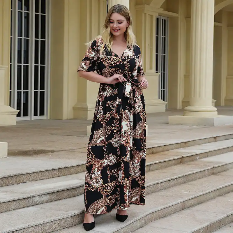 plus size trendy maxi dresses