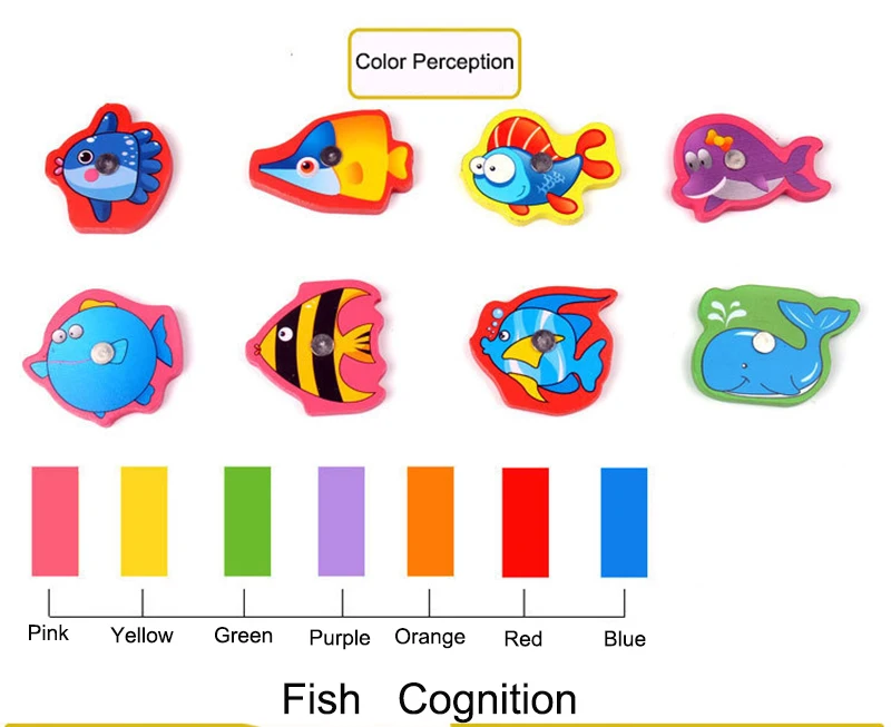 Развивающие 15 шт. деревянные магнитные рыбки набор морских обитателей Когнитивная игрушка родитель-ребенок Раннее детство образование в коробке игрушка подарок ребенку