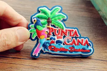 

Dominica Punta Cana Tourist Travel Souvenir 3D Rubber Fridge Magnet GIFT IDEA