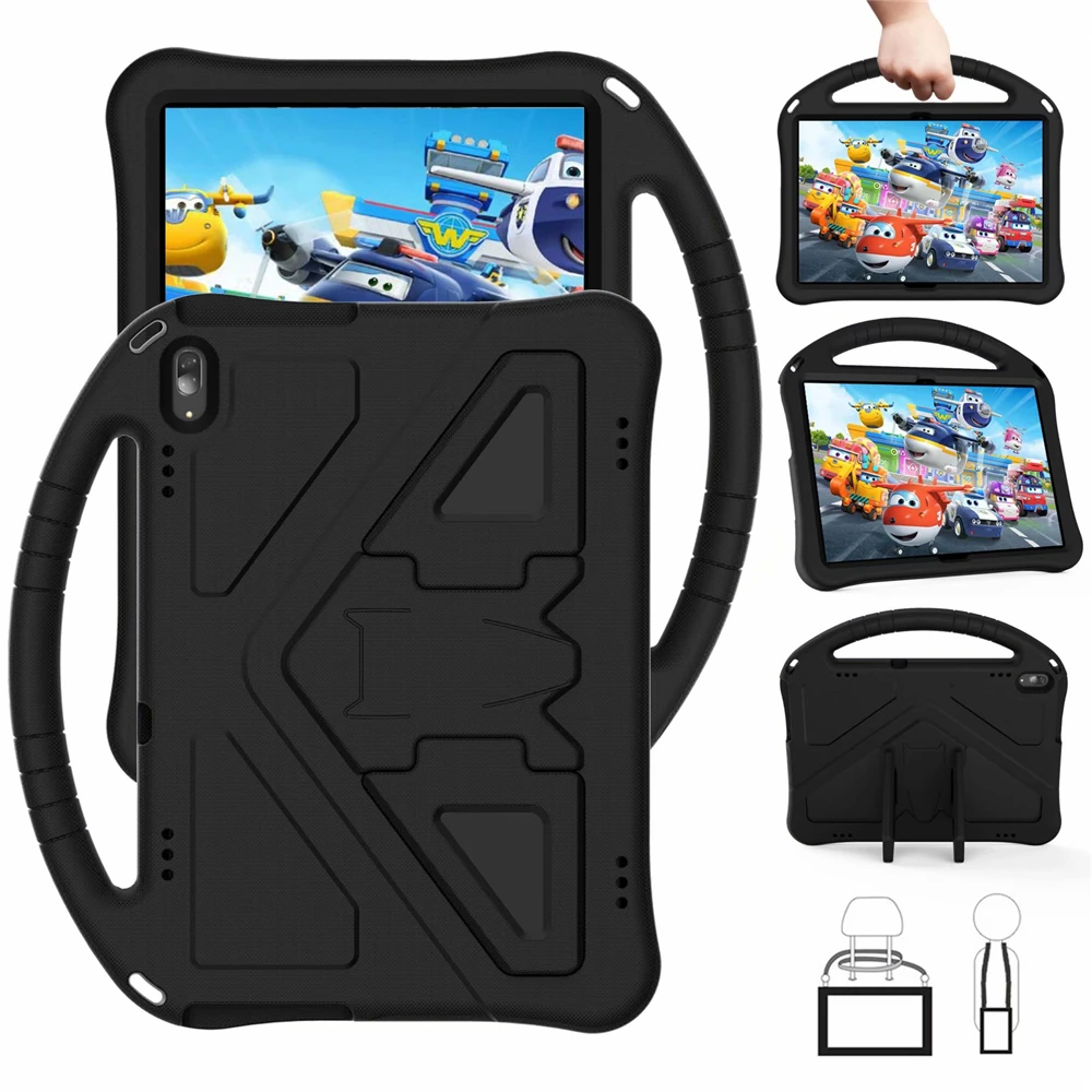 

For Lenovo Tab M10 10.1 Inch TB-X505F TB-X605F P10 TB-X705F X705L Handheld Case EVA Foam Kids Safe Shockproof Stand Tablet Cover