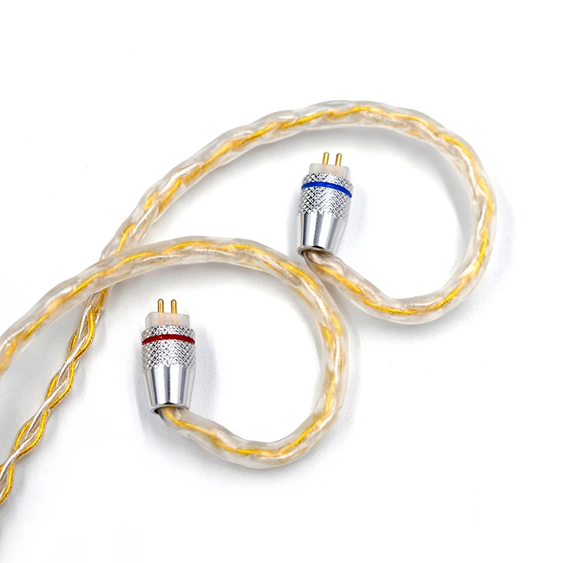 LN006013 5m OCC Silver Plated 24AWG 24 0 05mm PVC OD 1mm DIY Audio Headphone Earphone Cable