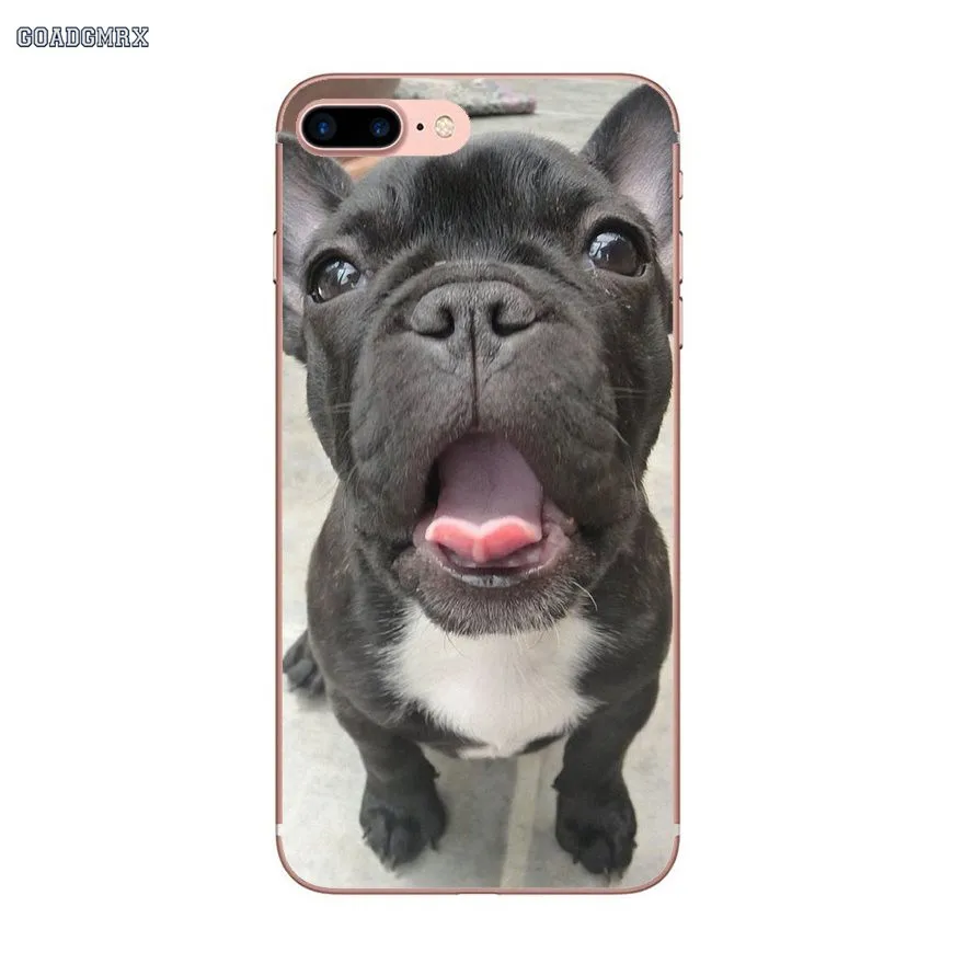 image 9 Для iPhone 11 X XR XS Pro MAX 4 4s 5 5S SE 5C 6 6S 7 8 Plus Французский бульдог Бостон-терьер щенок прозрачные мягкие чехлы - Цвет: image 9