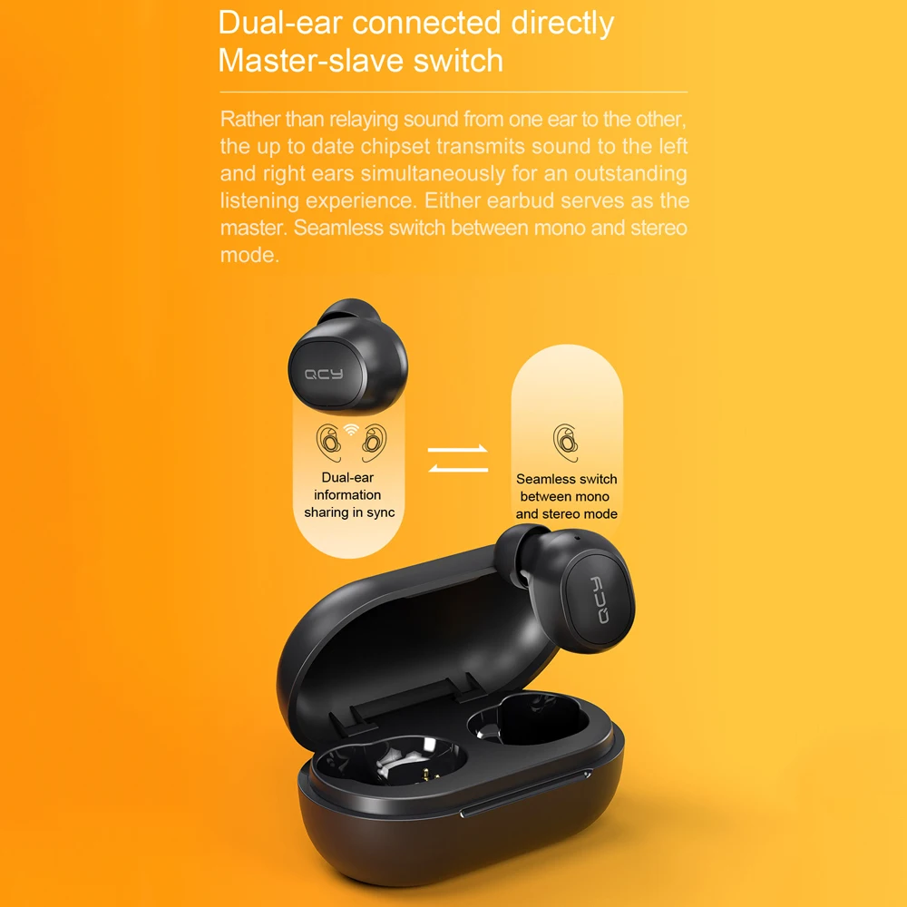 Беспроводные наушники Xiaomi YOUPIN QCY M10 TWS Bluetooth 5 0 беспроводные игровая гарнитура с