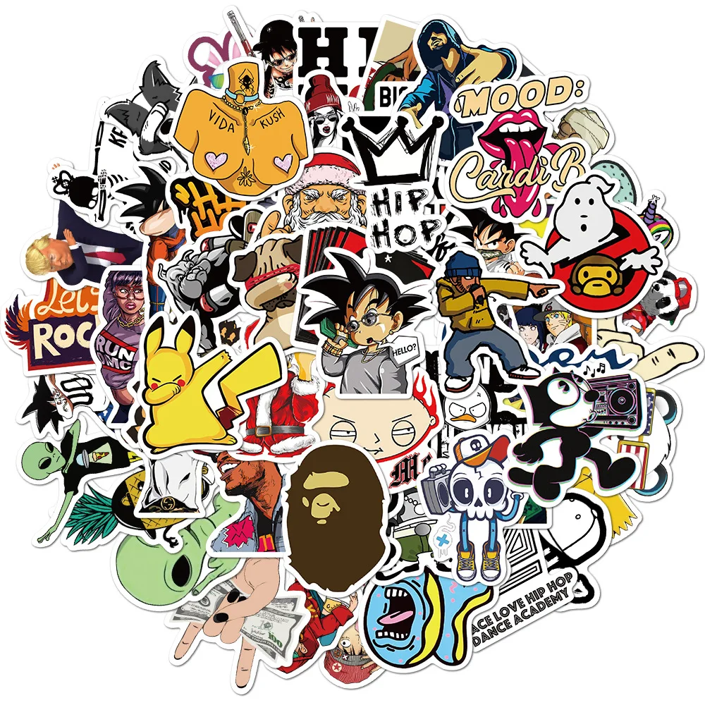 10/50/100Pcs Brand Stickers Laptop Macbook Cup Guitar Luggage Fridge Skateboard Bicycle Tide Logo Decal Sticker 10/50/100Pcs Brand Stickers Laptop Macbook Cup Guitar Luggage Fridge Skateboard Bicycle Tide Logo Decal Sticker