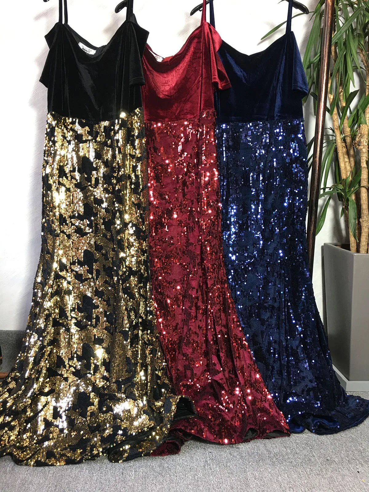Высококачественное вечернее платье, элегантное сексуальное платье с открытыми плечами, Африканское вельветовое платье с блестками, нигерийское Макси платье с блестками