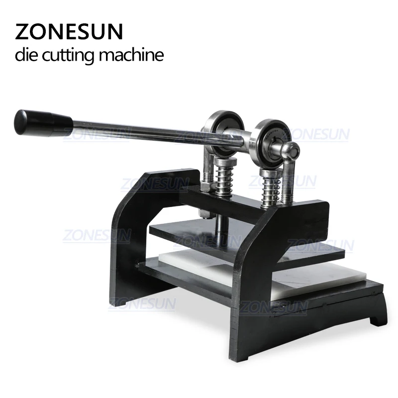 ZONESUN DM-2616N станок для высечки кожи ручной работы для высечки сережек прессовочная машина для штамповки штампов из стали