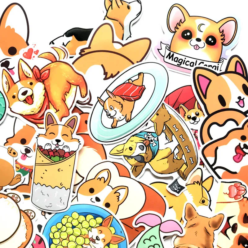 25 шт. Kawaii мультяшный любимец Декор милый стикер собака Канцелярские Стикеры sBullet журнал наклейка для детей DIY Скрапбукинг дневник
