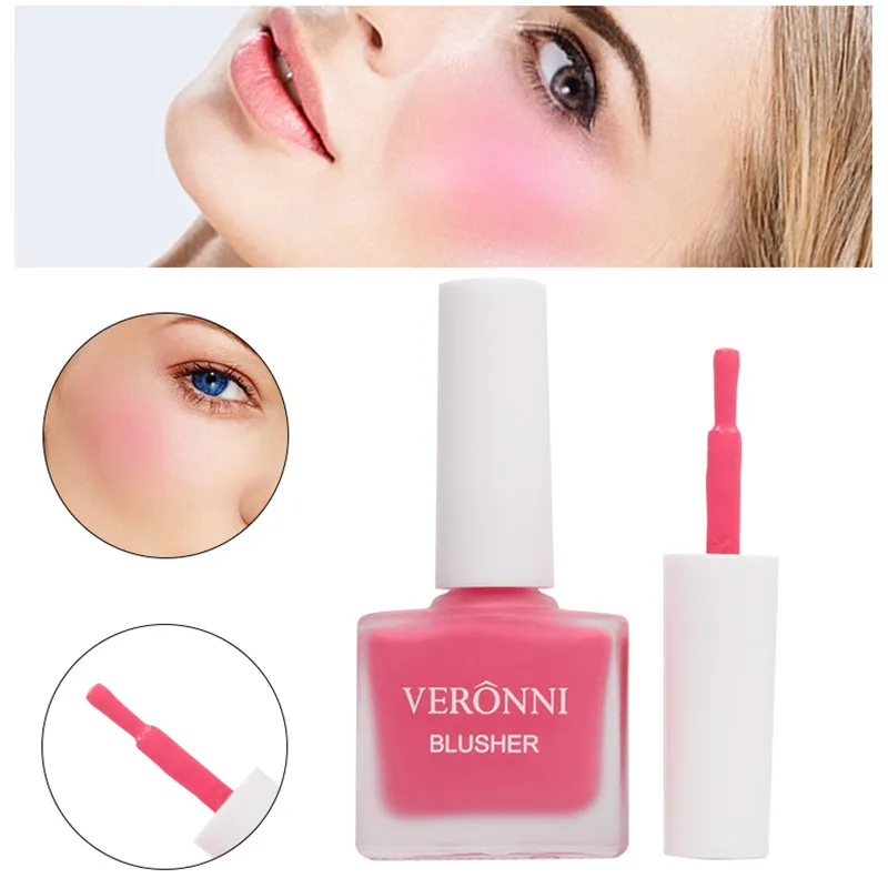 

Peach Liquid Blush Matte Makeup Blush Pink Cosmetics Repair Face Contour Natural Face Cheek Blusher Cream Korean Makeup Font