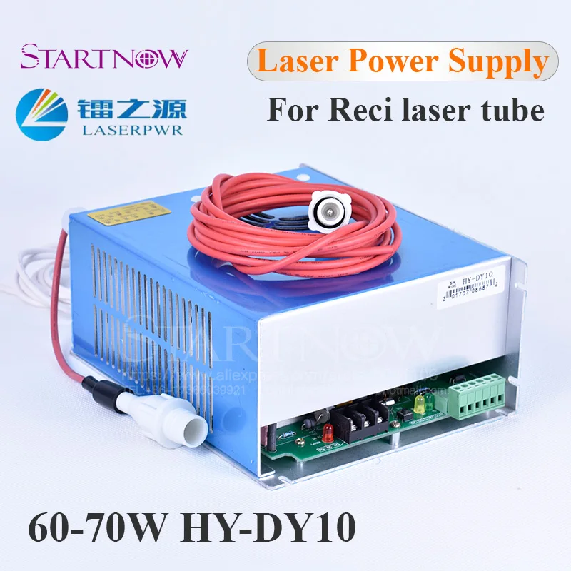 HY-DY10 80 Вт СО2 лазерный источник питания 110 В 220 В СО2 лазерный источник для Reci W1 V2 Z2 W2 S2 трубка лазерная гравировка машина для резки