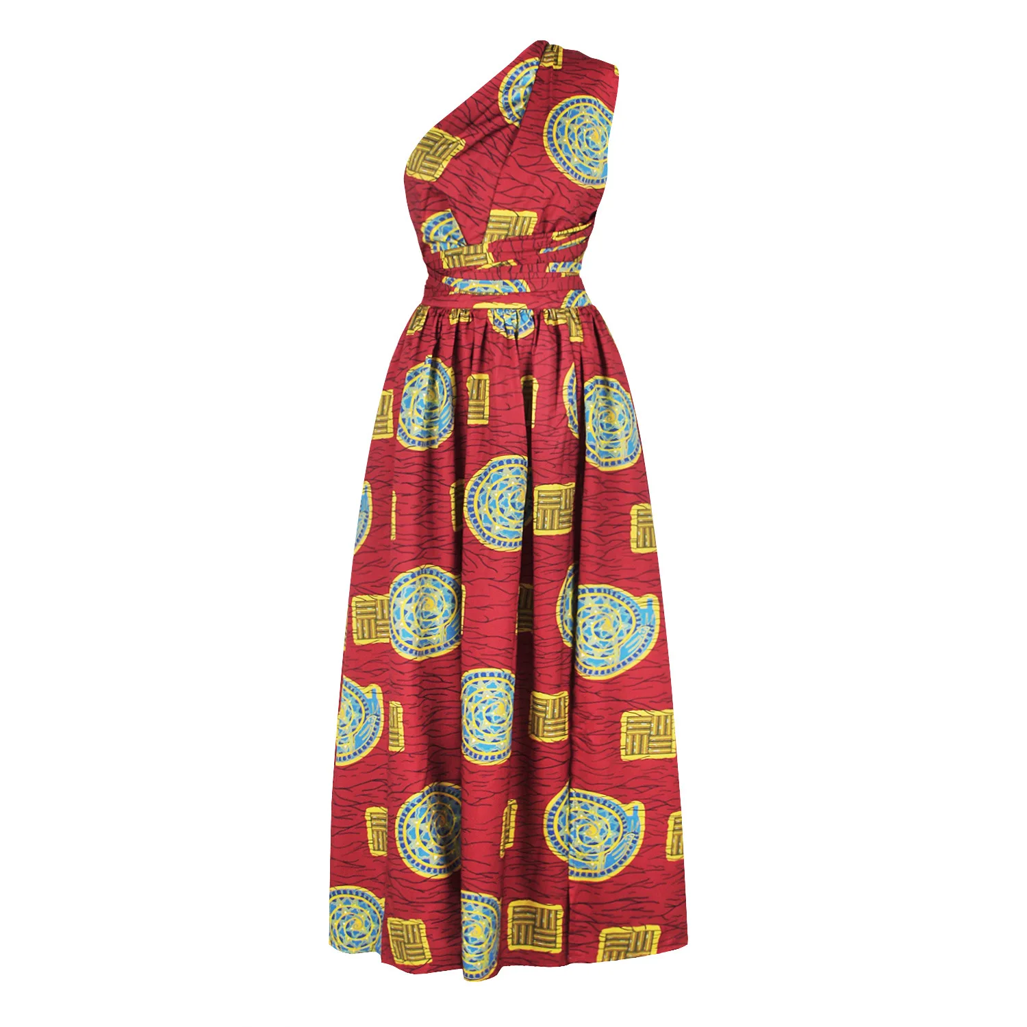 Longue Robe Africaine Wax Pour Femmes 121 Longue robe africaine wax pour femmes 120